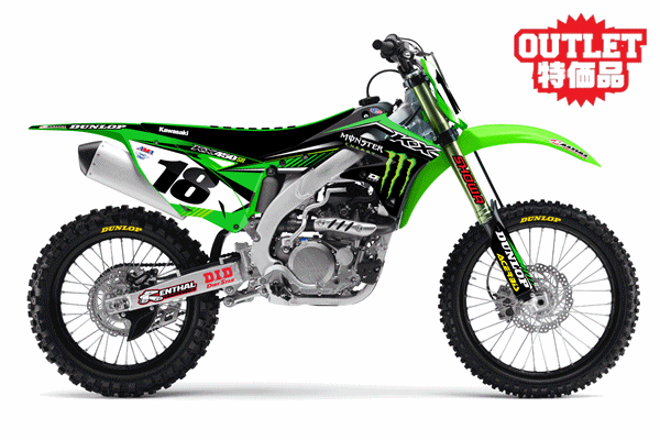 【アウトレット】D'COR '15デザイン MONSTER グラフィック【KXF250/450】 【アウトレット】D'COR '15デザイン MONSTER グラフィック【KXF250/450】